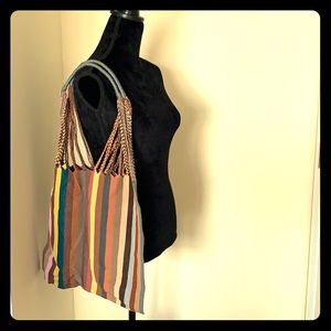 Boho style small tote bag